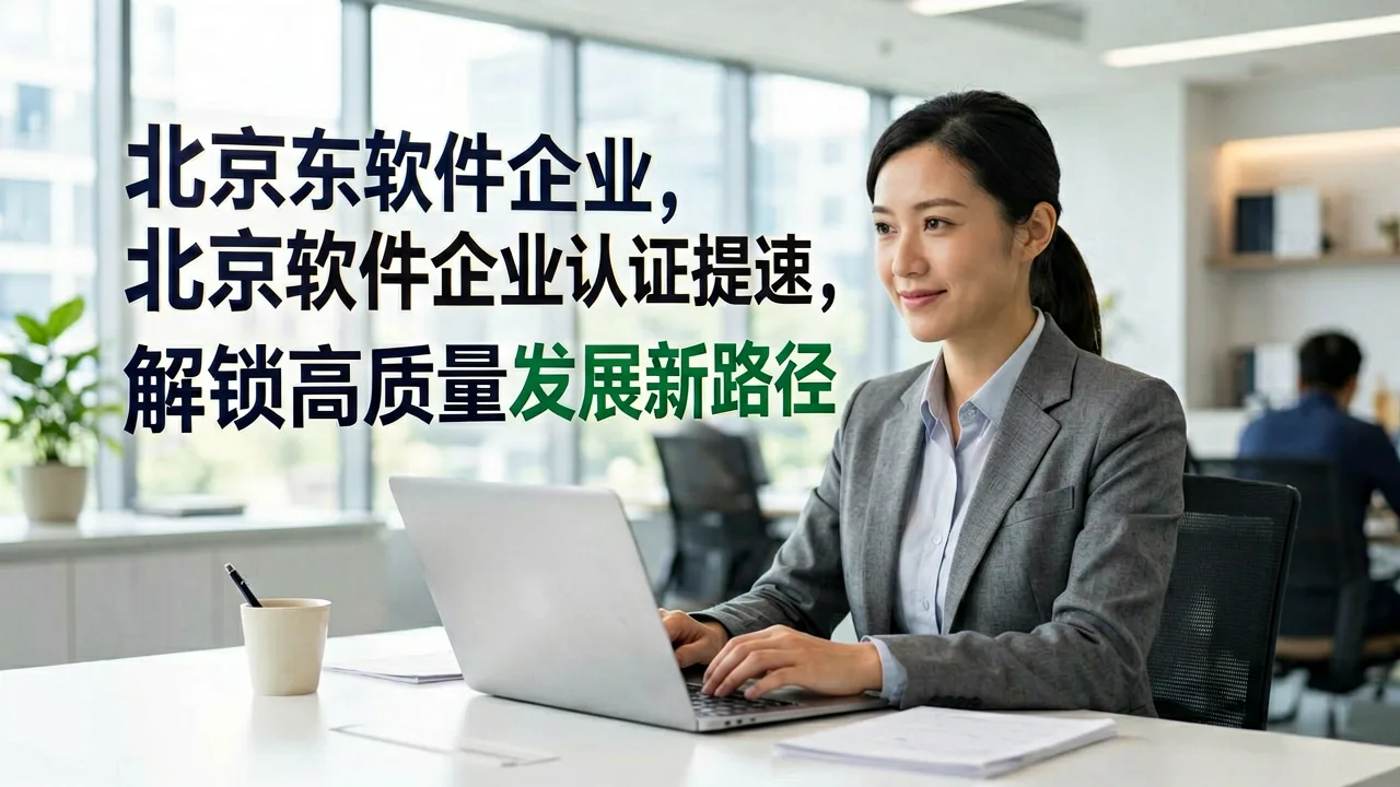 北京软件企业认证提速，解锁高质量发展新路径