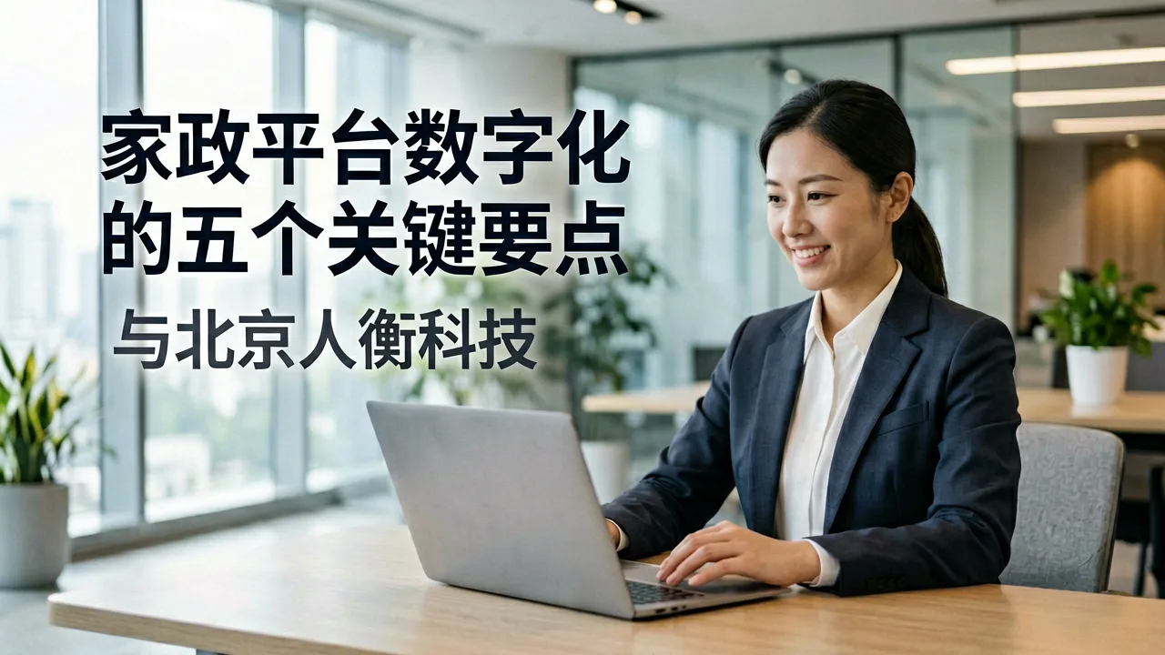 家政平台数字化升级的五个关键要点